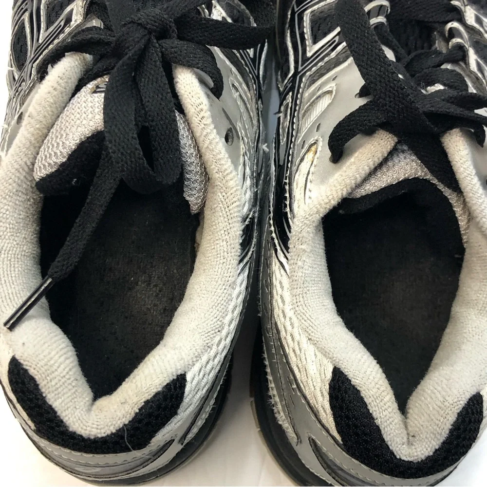 Asics Shoes Womens Size 8 Volleyball Gel Rocket 7 Athletic B257N Black Gray